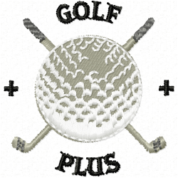 Golf Embroidery Design 3